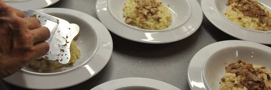 risotto à la truffe blanche au tgjp